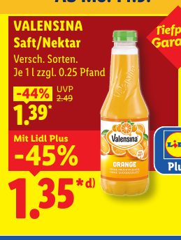 VALENSINA Saft/Nektar