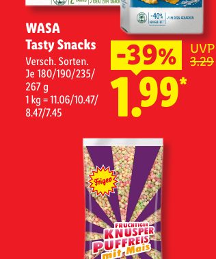 WASA Tasty Snacks
