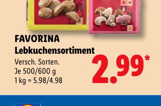FAVORINA Lebkuchensortiment