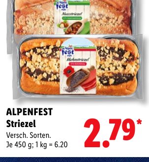 ALPENFEST Striezel