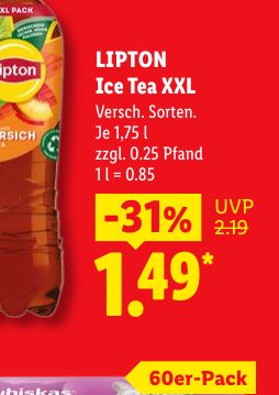 LIPTON Ice Tea XXL