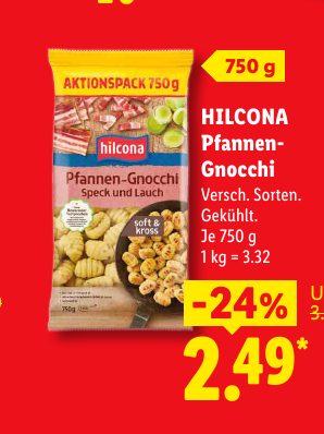 HILCONA Pfannen- Gnocchi