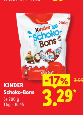 KINDER Schoko-Bons