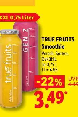 TRUE FRUITS Smoothie