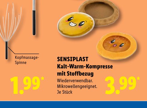 SENSIPLAST Kalt-Warm-Kompresse mit Stoffbezug