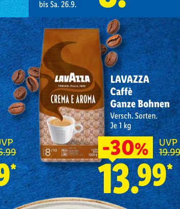 LAVAZZA Caffè Ganze Bohnen