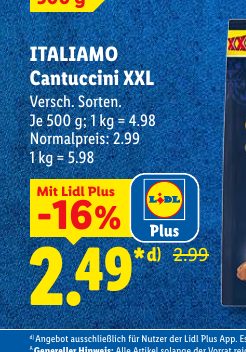 ITALIAMO Cantuccini XXL