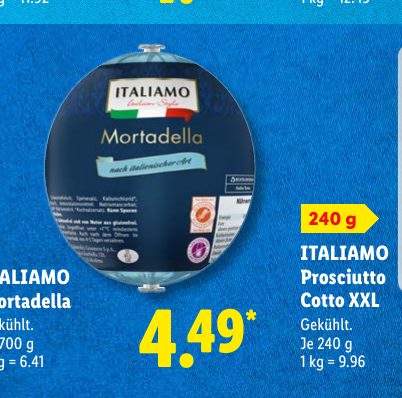 ITALIAMO Prosciutto Cotto XXL