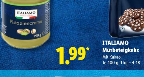 ITALIAMO Mürbeteigkeks