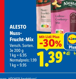 ALESTO Nuss FruchtMix