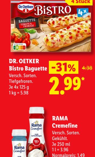 DR. OETKER Bistro Baguette