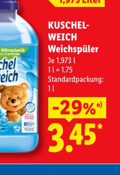 KUSCHEL- WEICH Weichspüler