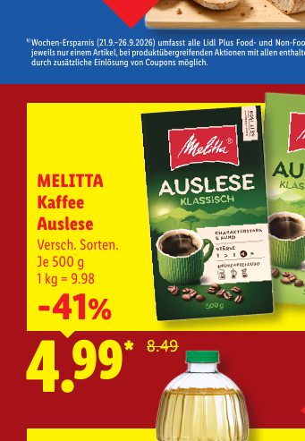MELITTA Kaffee Auslese
