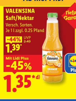 VALENSINA Saft/Nektar