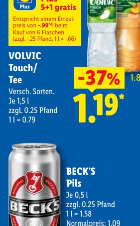 VOLVIC Touch/ Tee
