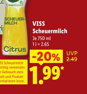 VISS Scheuermilch