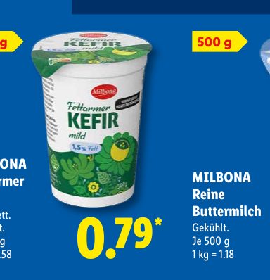 MILBONA Reine Buttermilch