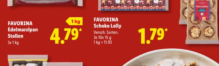 FAVORINA Edelmarzipan Stollen