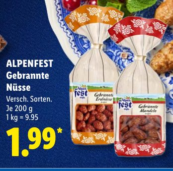 ALPENFEST Gebrannte Nüsse