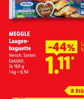 MEGGLE Laugen- baguette