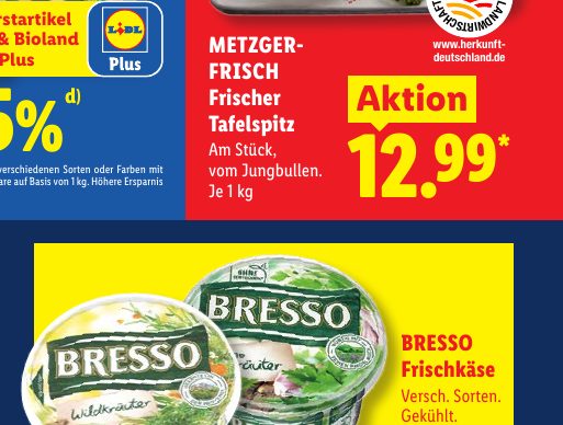 METZGER- FRISCH Frischer Tafelspitz