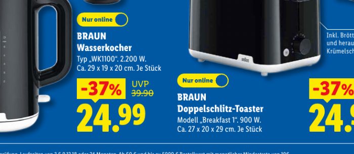 BRAUN Doppelschlitz-Toaster