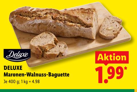 DELUXE MaronenWalnussBaguette