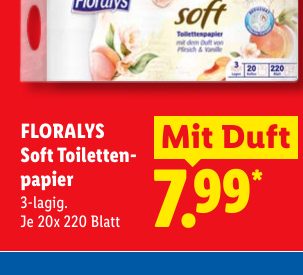 FLORALYS Soft Toiletten papier