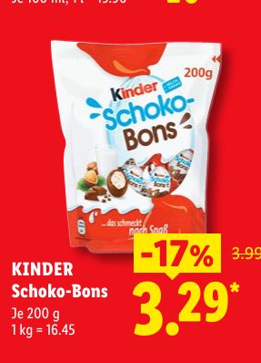 KINDER Schoko-Bons
