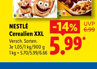 NESTLÉ Cerealien XXL