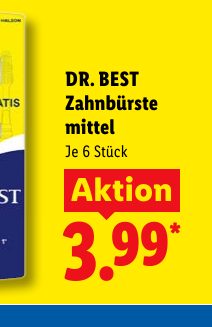 DR. BEST Zahnbürste mittel