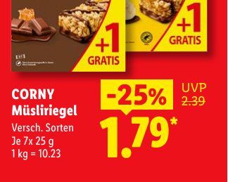 CORNY Müsliriegel