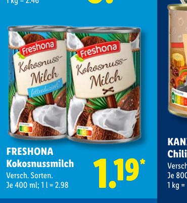 FRESHONA Kokosnussmilch