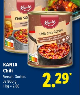 KANIA Chili