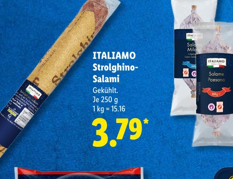 ITALIAMO Strolghino- Salami