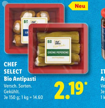 CHEF SELECT Bio Antipasti