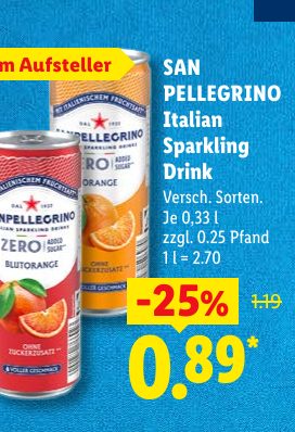 SAN PELLEGRINO Italian Sparkling Drink