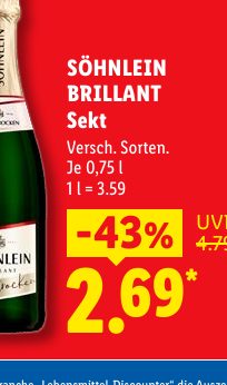 SÖHNLEIN BRILLANT Sekt