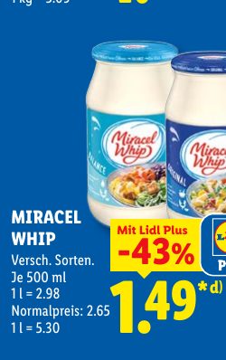 MIRACEL WHIP