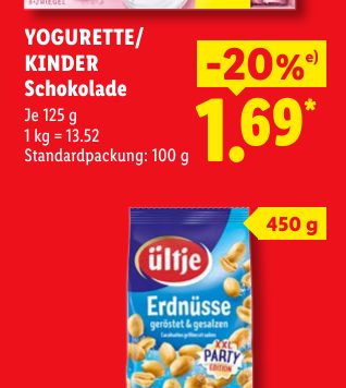 YOGURETTE/ KINDER Schokolade