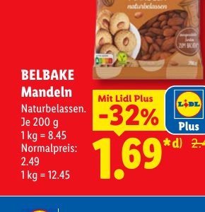 BELBAKE Mandeln