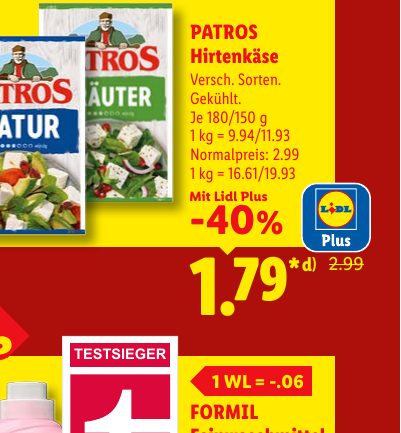 PATROS Hirtenkäse