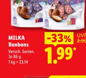 MILKA Bonbons