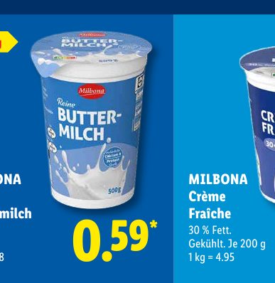 MILBONA Crème Fraîche