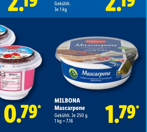 MILBONA Mascarpone