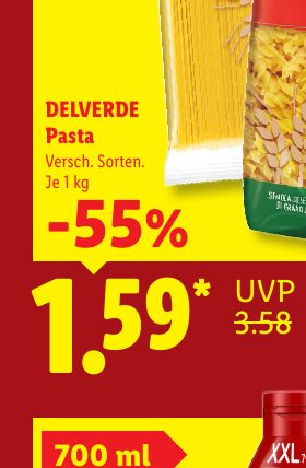 DELVERDE Pasta