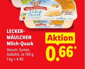LECKER- MÄULCHEN Milch-Quark