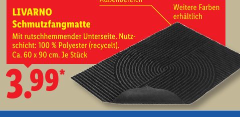 LIVARNO Schmutzfangmatte