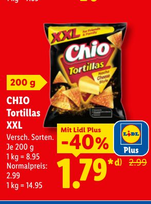 CHIO Tortillas XXL