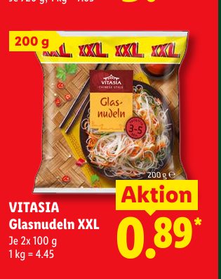 VITASIA Glasnudeln XXL
